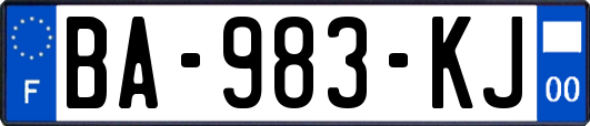 BA-983-KJ