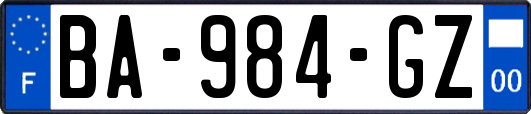 BA-984-GZ