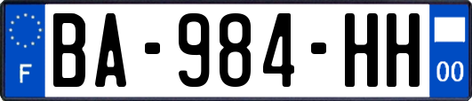 BA-984-HH
