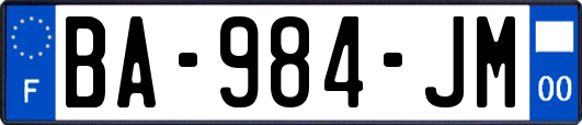 BA-984-JM