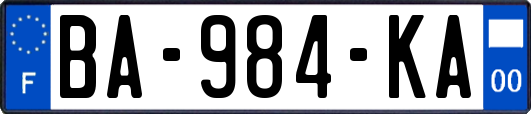 BA-984-KA