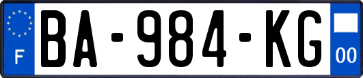 BA-984-KG