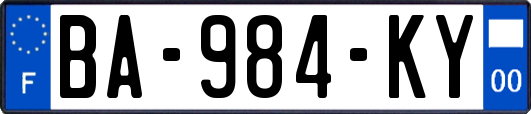 BA-984-KY