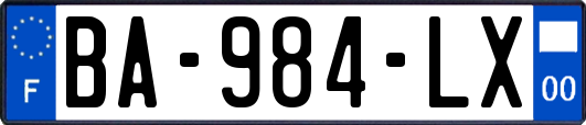 BA-984-LX