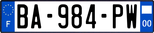 BA-984-PW