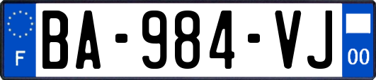 BA-984-VJ