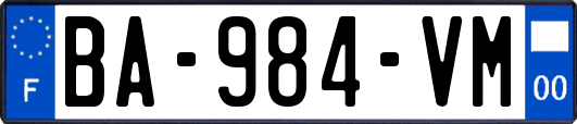 BA-984-VM