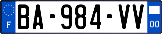 BA-984-VV