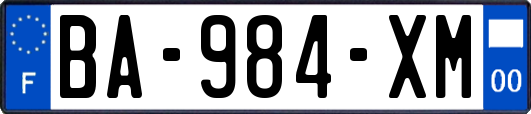 BA-984-XM