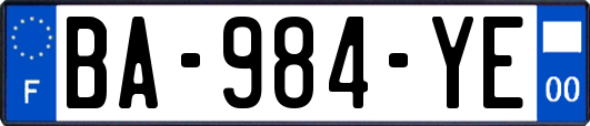 BA-984-YE