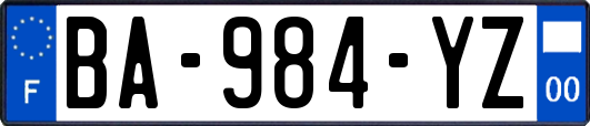 BA-984-YZ