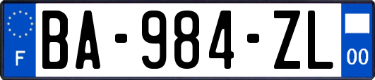 BA-984-ZL