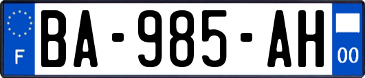 BA-985-AH