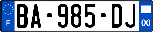 BA-985-DJ