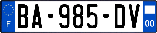 BA-985-DV