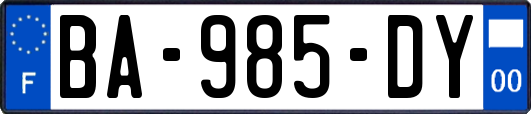 BA-985-DY