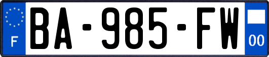 BA-985-FW