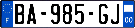 BA-985-GJ