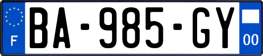 BA-985-GY