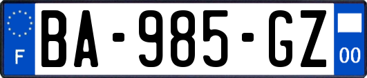 BA-985-GZ