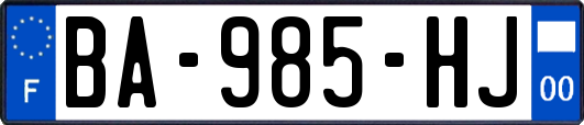 BA-985-HJ