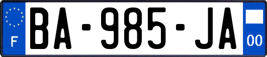 BA-985-JA