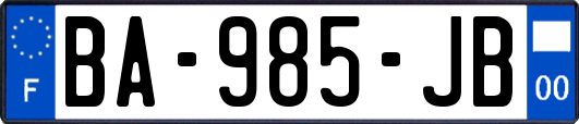 BA-985-JB