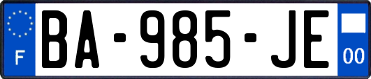 BA-985-JE