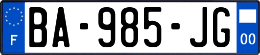 BA-985-JG