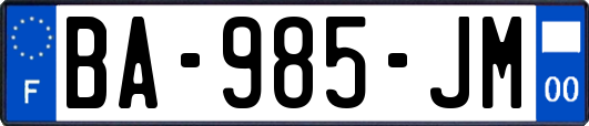BA-985-JM