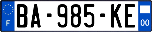 BA-985-KE