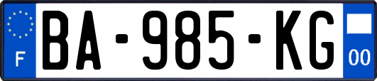 BA-985-KG