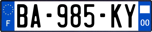 BA-985-KY