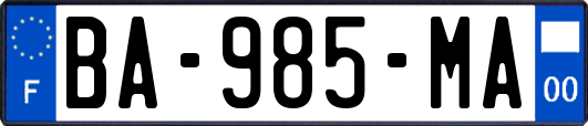 BA-985-MA