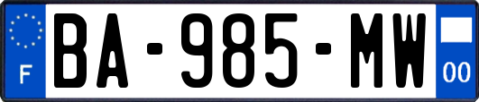 BA-985-MW