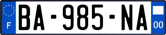 BA-985-NA
