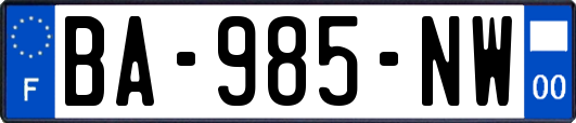 BA-985-NW
