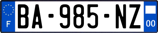 BA-985-NZ