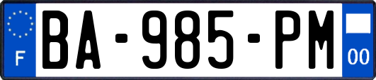 BA-985-PM