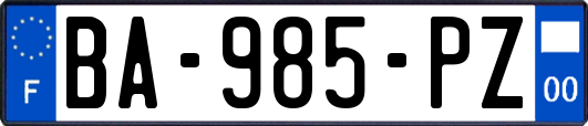 BA-985-PZ