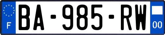 BA-985-RW