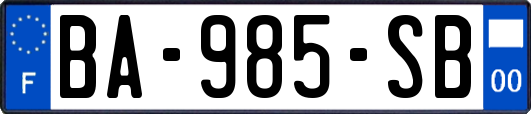 BA-985-SB