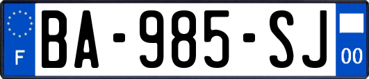 BA-985-SJ