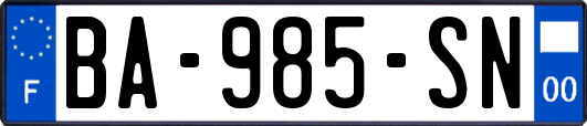 BA-985-SN