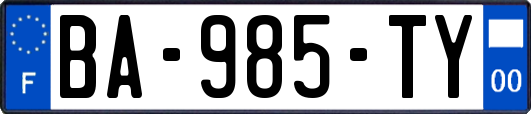 BA-985-TY
