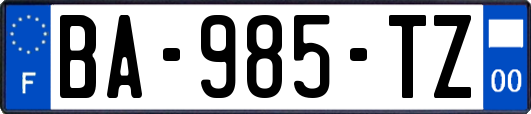 BA-985-TZ