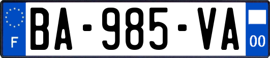 BA-985-VA
