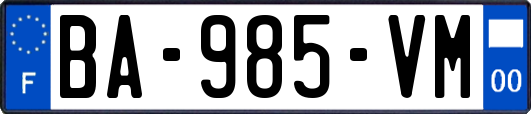 BA-985-VM