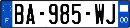 BA-985-WJ
