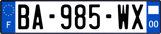 BA-985-WX